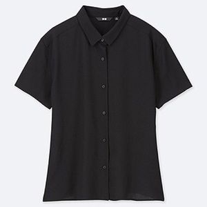 Uniqlo Women’s Rayon Short Sleeve Blouse